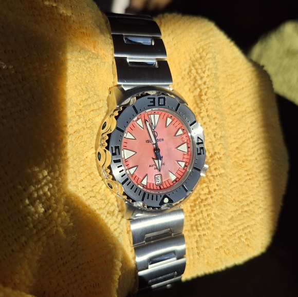 Islander ISL-142 Monster Automatic Watch Pink Dial - Picture 13 of 13